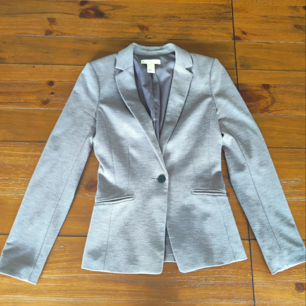 H&M Blazer, Grey, Size 4